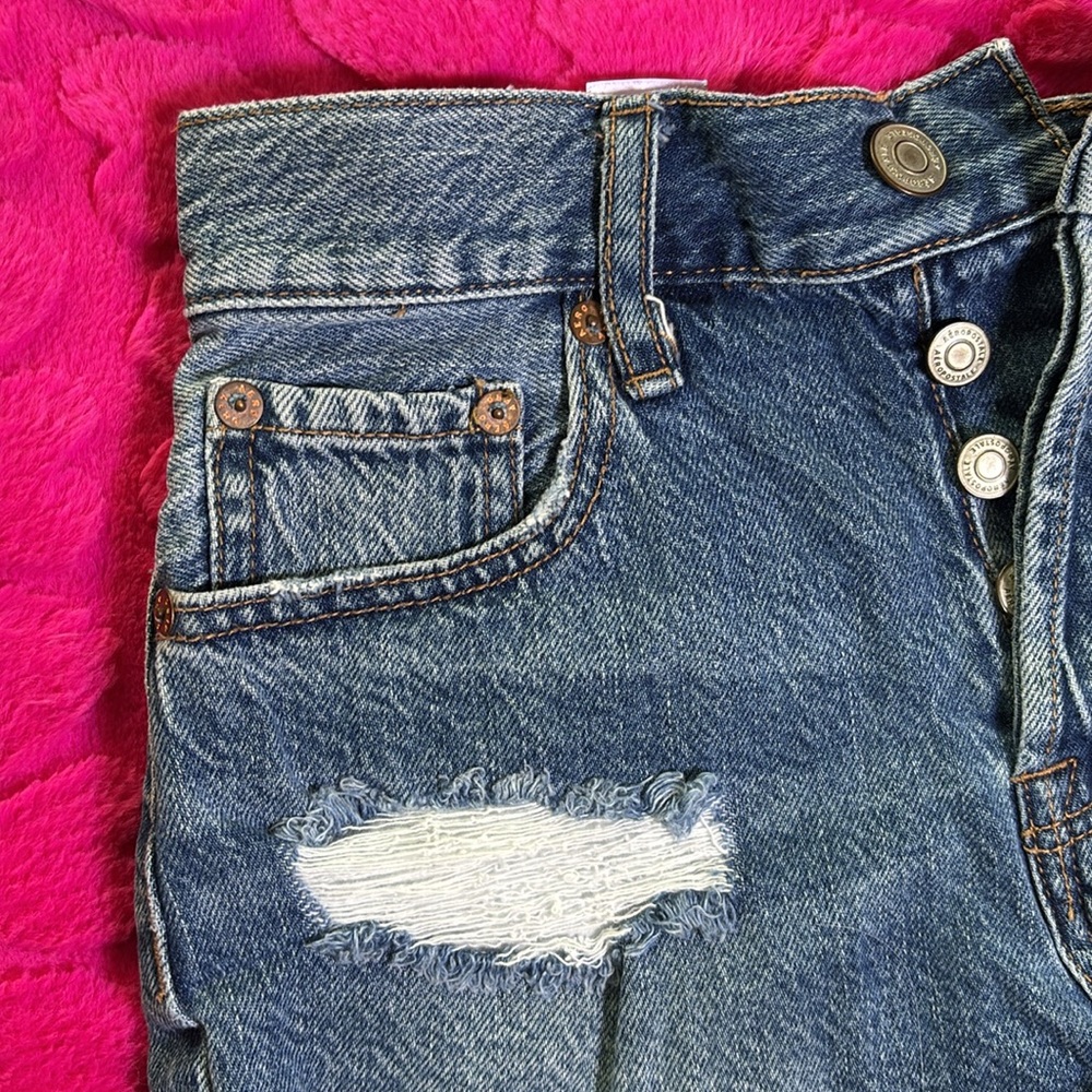 Aeropostal Denim Jean Boyfriend Shorts